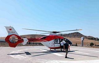 Elini kıyma makinesine kaptıran çocuk hava ambulansıyla...