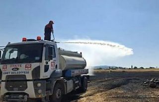 Emet’te biçerdöver kaynaklı yangında yaklaşık...