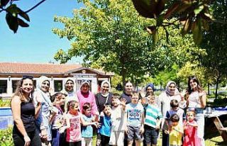 Engelsiz Yaşam Parkı’nda özel çocuklara yaz...