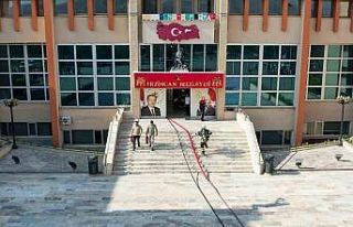 Erzincan’da gerçeği aratmayan yangın tatbikatı...