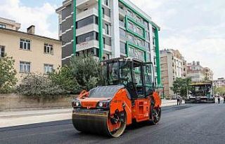 Eski Cezaevi Caddesi’nde asfalt serimine başlandı