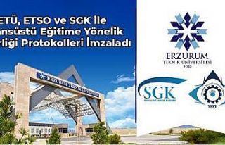 ETÜ, ETSO ve SGK ile lisansüstü eğitime yönelik...