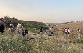 Fabrika atıklarının bırakıldığı iddia edilen...