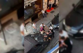 Fatih’te yol verme kavgası kamerada