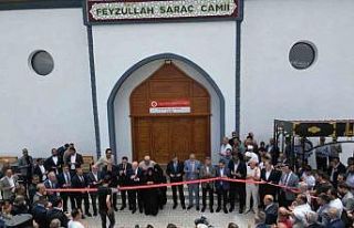 Feyzullah Saraç Cami ibadete açıldı