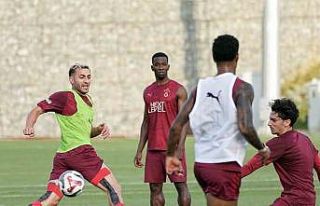 Galatasaray çift antrenman yaptı