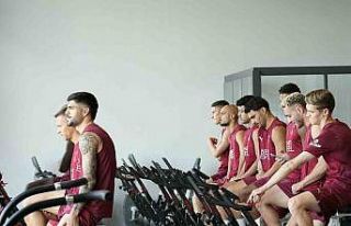 Galatasaray günü çift idmanla tamamladı