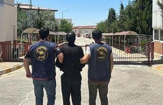Gaziantep’te 18 yıl hapis cezası olan şahıs...