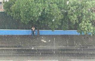 Gaziantep’te sağanak ve dolu