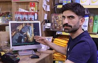 Gece yarısı brandayı keserek kuruyemiş çaldılar