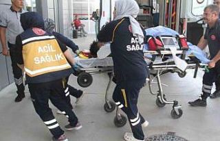 Göle giren 9 yaşındaki çocuk boğulma tehlikesi...