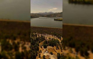 Görsel şölen sunan Derbent Barajı, doğaseverlerin...