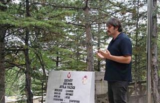 Haberlerden etkilendi 8 yılda 8 bin şehidin kabrini...