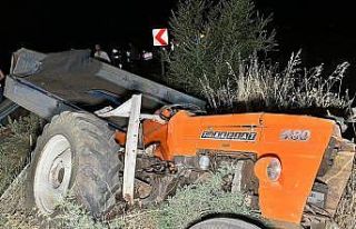 Hafriyat kamyonu traktöre arkadan çarptı: 1 ölü,...
