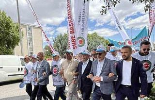 HAK-İŞ’ten yürüyüş ve basın açıklaması