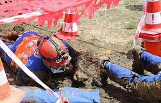 Hakkari UMKE ekibinden tatbikat