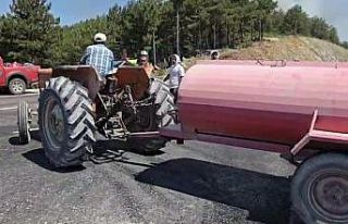 Harmancık’ta yangın yeniden büyüdü