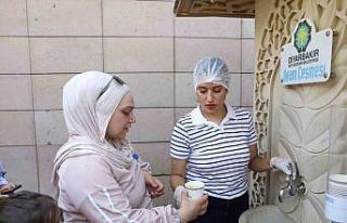 Hastalara limonata ikramı