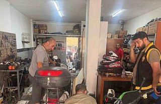 Hatay’da motosiklet tamircileri denetlendi