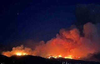 Hatay’daki orman yangınında alevler gökyüzünü...