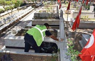 HBB, mezarlıklarda bakım ve onarım çalışmalarını...