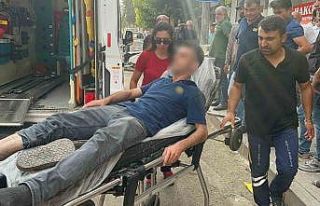 Hırsızlık şüphelilerinin yakınları market görevlilerini...