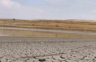 İğdeli Barajı kuraklık alarmı veriyor