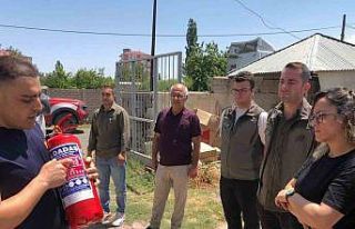 Iğdır’da yangın güvenliği eğitimi verildi