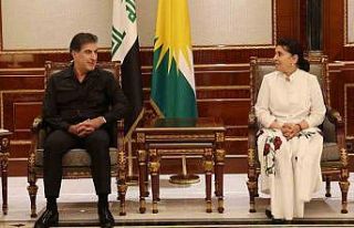 IKBY Başkanı Neçirvan Barzani, DEM Parti heyetini...