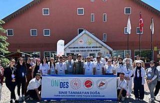 Ilgaz Dağı’nda üniversite öğrencilerine yaban...