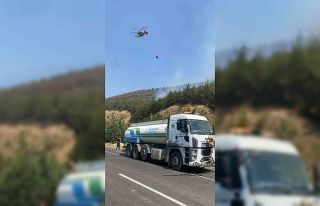 İnegöl Belediyesi, yangın bölgesine destek için...