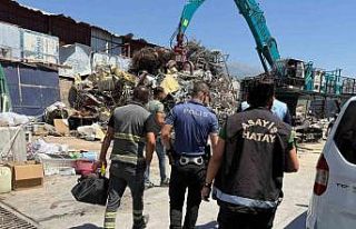 İskenderun’da hurdacılar denetlendi