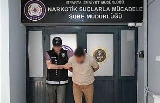 Isparta’da uyuşturucu operasyonunda 1 kişi tutuklandı