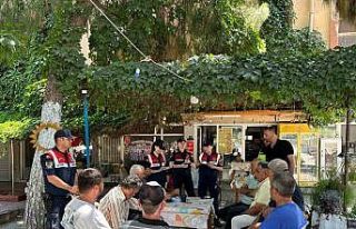 Jandarmadan Koçarlı’da vatandaşlara bilgilendirme