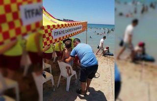 Kandıra sahillerinde çocuklar güvende