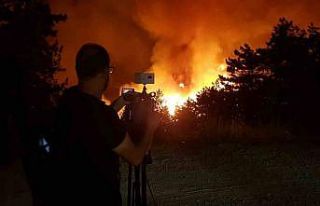 Karabük’te orman yangınına 6 saattir 116 araçla...