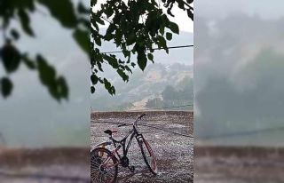 Karakoçan’da dolu yağışı