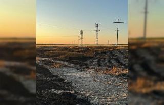 Karapınar’da buğday tarlasında yangın