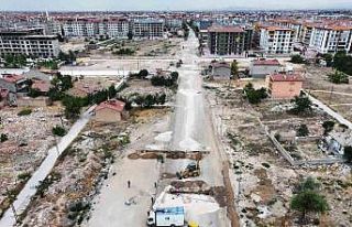 Karatay’da iki cadde birbirine bağlanıyor
