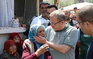 Kars’taki selin ardından hasar tespit çalışması...