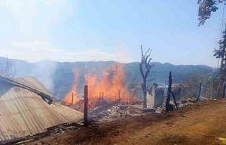 Kastamonu’da ev yangını