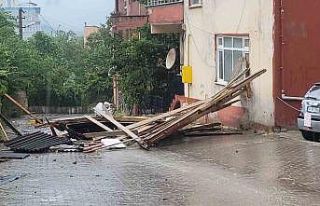 Kastamonu’da fırtına ve hortum etkili oldu