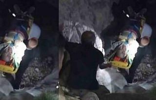 Kayalıklardan düşen 1 kişi hayatını kaybetti