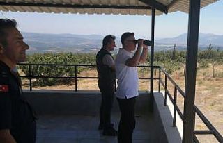Kaymakam Koç, kırsal mahallelerde yangın tedbirlerini...