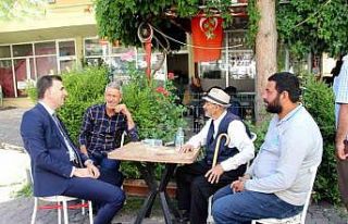 Kaymakam Küçük, esnaf ve vatandaşlarla bir araya...