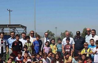 Kaymakam Taşkın, Yaz Kur’an Kursu öğrencileriyle...