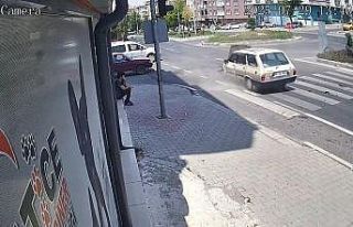 Kazayı film izler gibi izledi