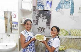 Kilis’te 5. kuşak minik ustalar, katmer yapmayı...