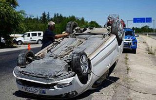 Kırıkkale’de otomobil takla attı: Aynı aileden...