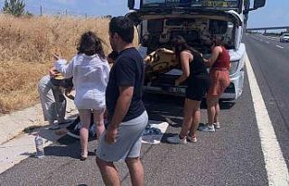 Kırkağaç’ta feci kaza: 1’i ağır 4 yaralı